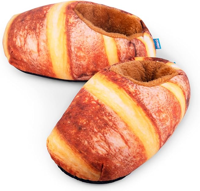Plush Bread Loafer Slippers