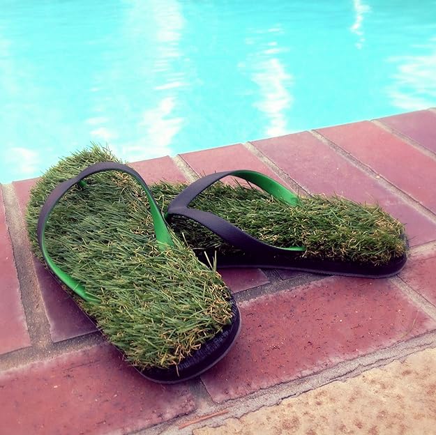 Grass Flip Flops